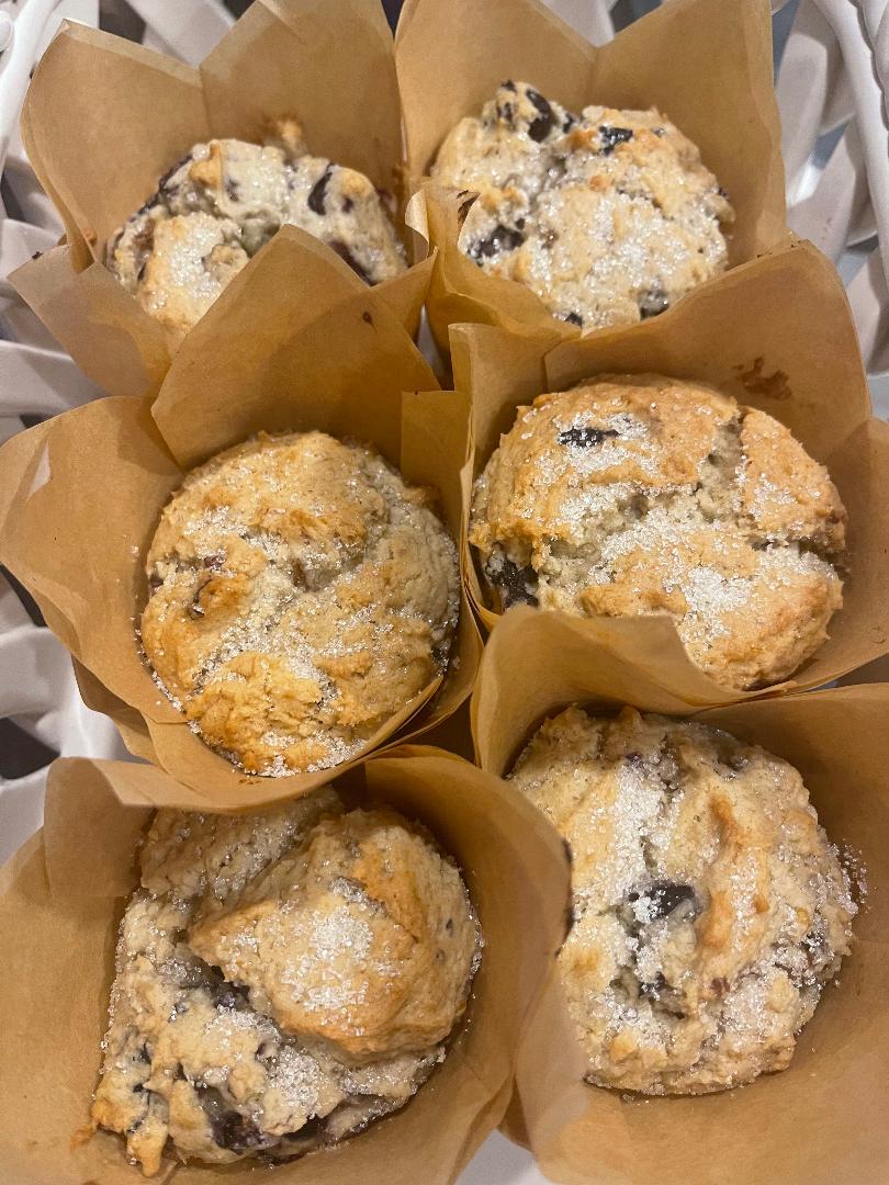 Gluten-free lemon blueberry muffins