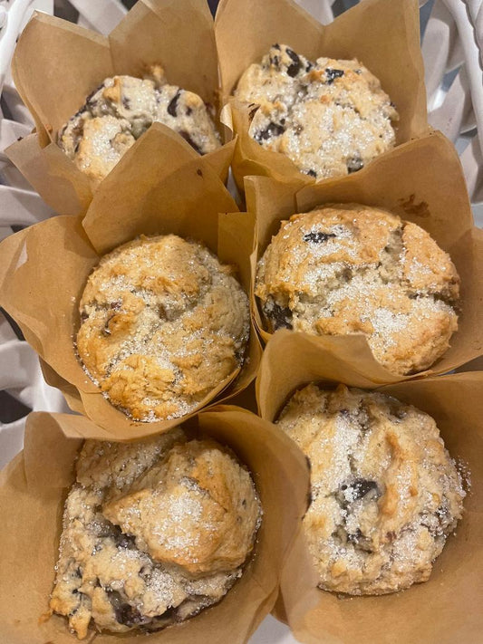 Gluten-free lemon blueberry muffins