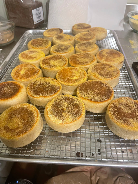 Sourdough English Muffins